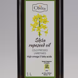 Rapeseed oil, cold-pressed and crude Ol'Vita 1000 ml