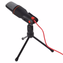 Varr Gaming Microphone with Tripod Stand, 3.5mm jack connetion, Black, Cable 1.8m