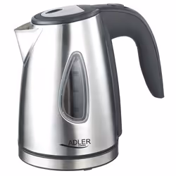 Adler AD1203, 1 L, 1500 W, Silver, Stainless steel, Water level indicator, Filtering