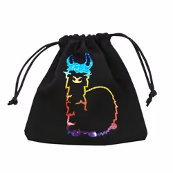 Q-workshop Fabulous Llama Dice Bag, Storage case, Black, Multicolour, 1 pc(s)