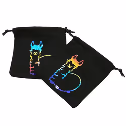 Q-workshop Fabulous Llama Dice Bag