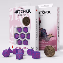 Q-workshop The Witcher Dice Set. Dandelion - the Conqueror of Hearts