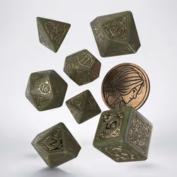 Q-workshop The Witcher Dice Set. Triss - The Fourteenth of the Hill, Universal, Adult & Child, Any gender, The Witcher, Plast ...