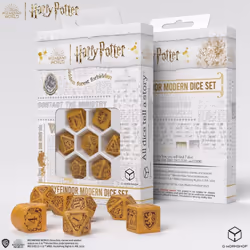 Q-workshop Harry Potter. Gryffindor Modern Dice Set - Gold