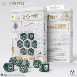 Q-workshop Harry Potter. Slytherin Modern Dice Set - Green