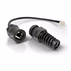 QuWireless QRJ45, 0.16 m, RJ-45, RJ-45, Black