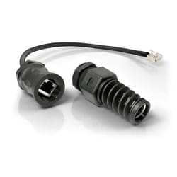 QuWireless QRJ45 networking cable Black 0.16 m