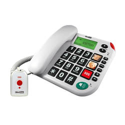 MaxCom KXT481 SOS telephone Analog telephone Caller ID White