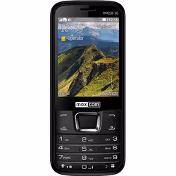 MaxCom Classic MM238 3G, Bar, 7.11 cm (2.8"), 2 MP, Bluetooth, 1200 mAh, Black