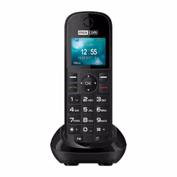MaxCom MM35D, DECT telephone, Wireless handset, Speakerphone, 500 entries, Black