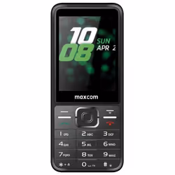 MaxCom MM244 Classic, Bar, Dual SIM, 7.11 cm (2.8"), 2 MP, 1000 mAh, Black