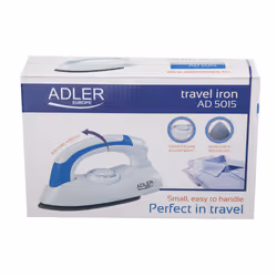 Adler AD 5015 Dry iron 800 W Blue, White - Additional view 2