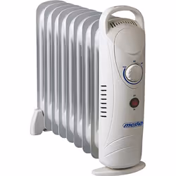 Mesko Home MS7805, Oil electric space heater, Oil, Indoor, White, 1000 W, 230 V