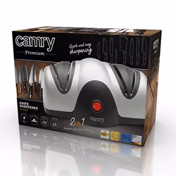 Camry Premium CR 4469 knife sharpener Electric knife sharpener Black, Grey