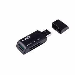 NATEC ANT 3 Mini, Memory Stick (MS), MicroSD (TransFlash), MiniSD, MMC, MS Micro (M2), MS PRO, MS PRO Duo, RS-MMC,..., Black, ...