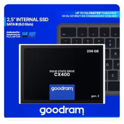 Goodram CX400 gen.2 256 GB 2.5" Serial ATA III 3D TLC NAND - Additional view 7