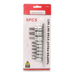 ENERGY NE00104 Socket set 9 Torx-TR 1/4, 3/8