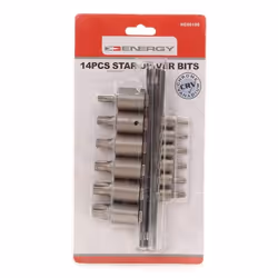 Socket set; ENERGY; 12 Torx 1/4, 3/8