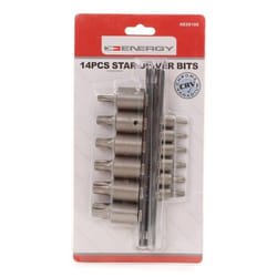 ENERGY NE00106 Socket set 12 Torx 1/4, 3/8
