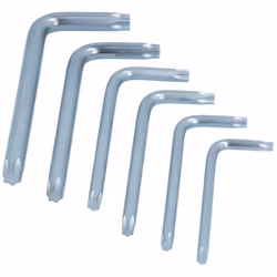 Angled Screwdriver Set; ENERGY; T40, T45, T47, T50, T55, T60 6