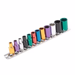 ENERGY NE00284 Socket set 12 Hexagon 1/4", 1/4