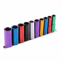 Socket set; ENERGY; 10 Hexagon 1/2", 1/2