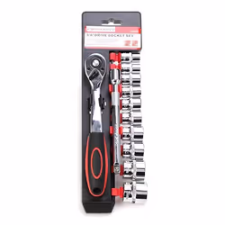 ENERGY NE00297 Socket set 12 Hexagon 3/8", 3/8 with ratchet function