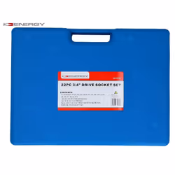 ENERGY NE00299 Socket set 22 Hexagon 3/4" with ratchet function