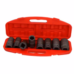 Socket set; ENERGY; 8 Chrome-Molybdenum Steel 1", 1