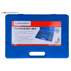 ENERGY NE00339 Screwdriver Bit Set Plastic Case 75