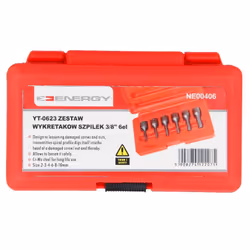 ENERGY NE00406 Bolt Extractor Set 6 2, 3, 4, 6, 8, 10 mm