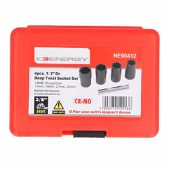 ENERGY NE00412 Bolt Extractor Set 5 17, 19, 21, 22 mm