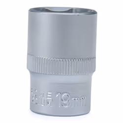 ENERGY NE00421-19 Socket 19 mm Chrome Vanadium Steel Hexagon