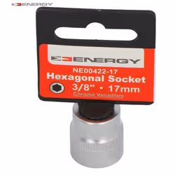 ENERGY NE00422-19 Socket 19 mm Chrome Vanadium Steel Hexagon