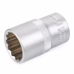 ENERGY NE00423-17 Socket 17 mm Chrome Vanadium Steel Double Hexagon