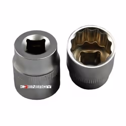 Socket; ENERGY; 13 mm Chrome Vanadium Steel Double Hexagon