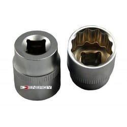ENERGY NE00424-13 Socket 13 mm Chrome Vanadium Steel Double Hexagon