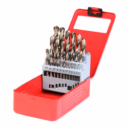 ENERGY NE00463 Step Drill 25 1, 1.5, 2, 2.5, 3, 3.5, 4, 4.5, 5, 5.5, 6, 6.5, 7, 7.5, 8, 8.5, 9, 9.5, 10, 10.5, 11, 11.5, 12, 12.5, 13 High-speed steel