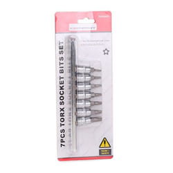 ENERGY NE00495 Socket set 7 Torx-TR Chrome Vanadium Steel 1/4