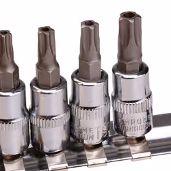 ENERGY NE00495 Socket set 7 Torx-TR Chrome Vanadium Steel 1/4