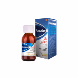 Panadol dla dzieci 120 mg/ 5 ml, zawiesina doustna, smak truskawkowy, 100 ml