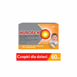 Nurofen, suppositories for children from 3 months, 60mg, 10 pcs Pain Relief