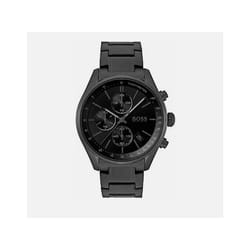 HUGO BOSS MENS GRAND PRIX WATCH HB1513676 BLACK DIAL