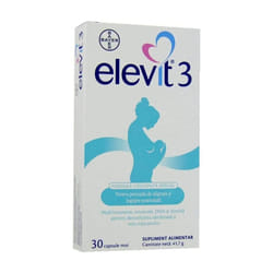 Elevit 3, 30 Capsules -during breastfeeding and postnatal care.