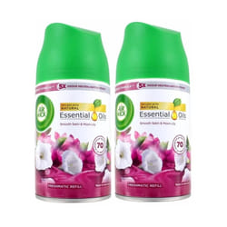 2 x Air Wick Freshmatic Max Automatic Spray Refill 250ml - Smooth Satin & Moon Lily
