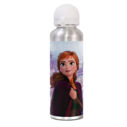 Disney Frozen Aluminium Bottle Water Drinks Children Character Silver