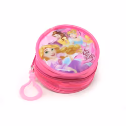 Disney Princess Coin Purse Round PVC Wallet Children