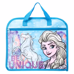 Frozen Kids Childrens Zipped School Book Bag Primary Reading Bag