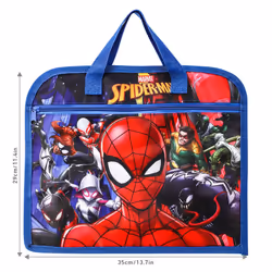 Spiderman Kids Childrens Zipped School Book Bag Primary Reading Bag