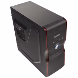 SPACER SPC-MERCURY computer case Midi Tower Black 230 W